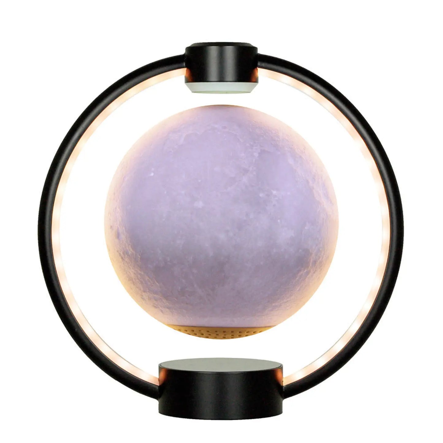 Floating Moon Lamp with Bluetooth Speaker and Colorful Lights