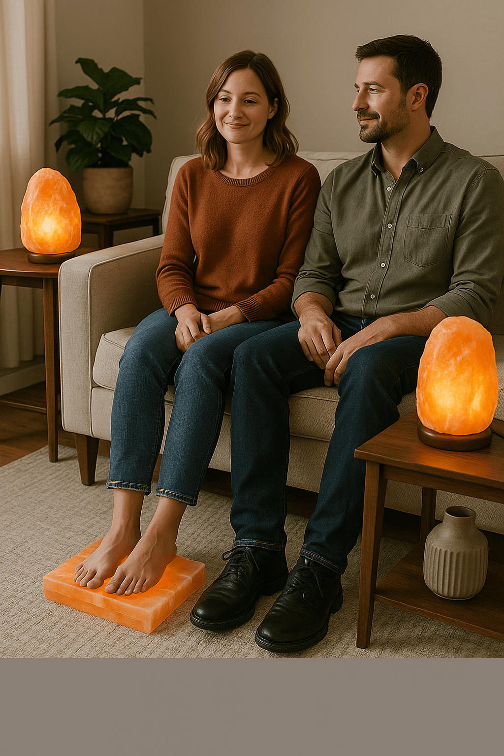 Himalayan Salt Lamp     30-40 lbs