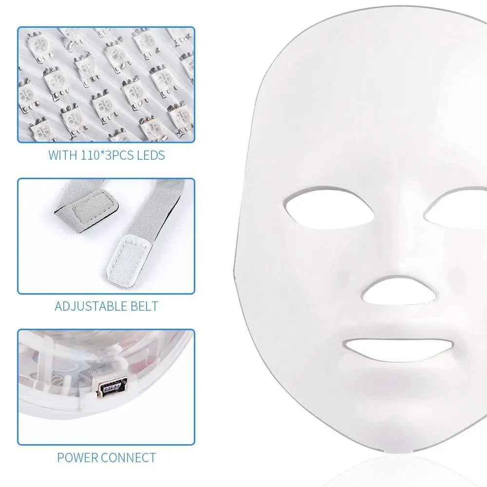 GlowSkin LED Face Mask - Transform Your Skin with Light Therapy